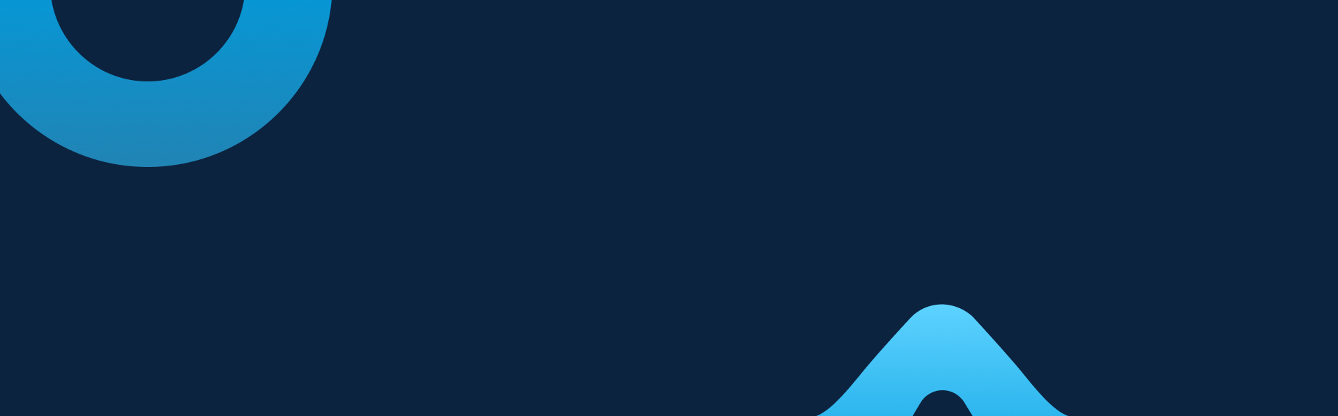 Abstraktes blaues Hintergrunddesign Dunkelblaues Banner mit abstrakten blauen Kreis- und Wellenformen.