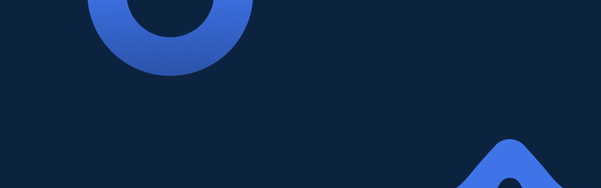 Abstraktes blaues Hintergrunddesign Dunkelblaues Banner mit abstrakten blauen Kreis- und Wellenformen.