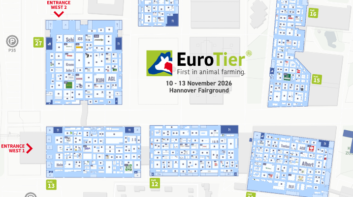 Hallenplan für die Eurotier