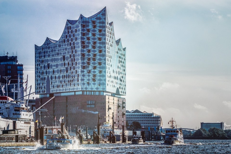 Blick auf die Alster in Hamburg